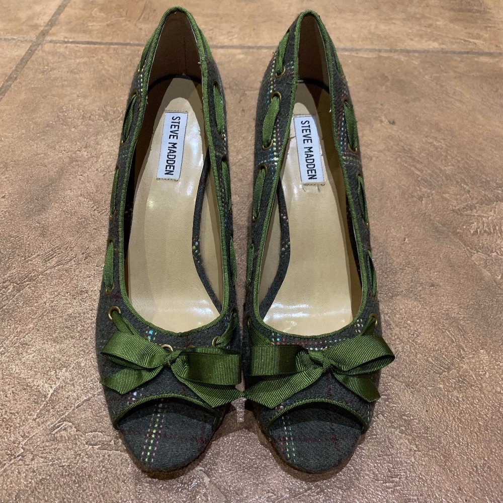 Steve Madden womens heels shoes stilettos open 10 - Picture 5 of 5